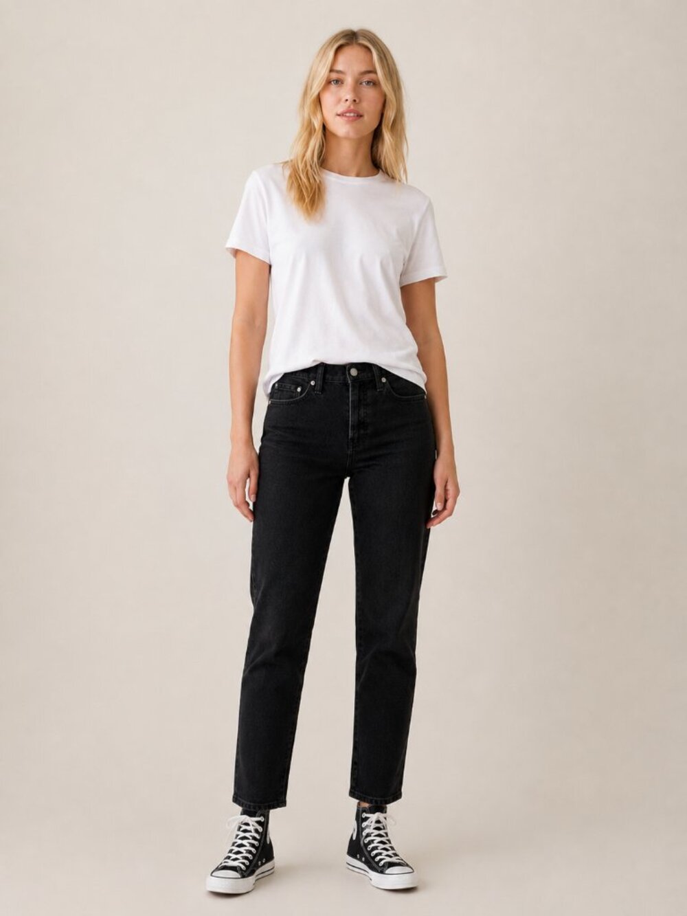 2/$30 Banana Republic High Rise Slim Jeans Black Wash 26 #A3253